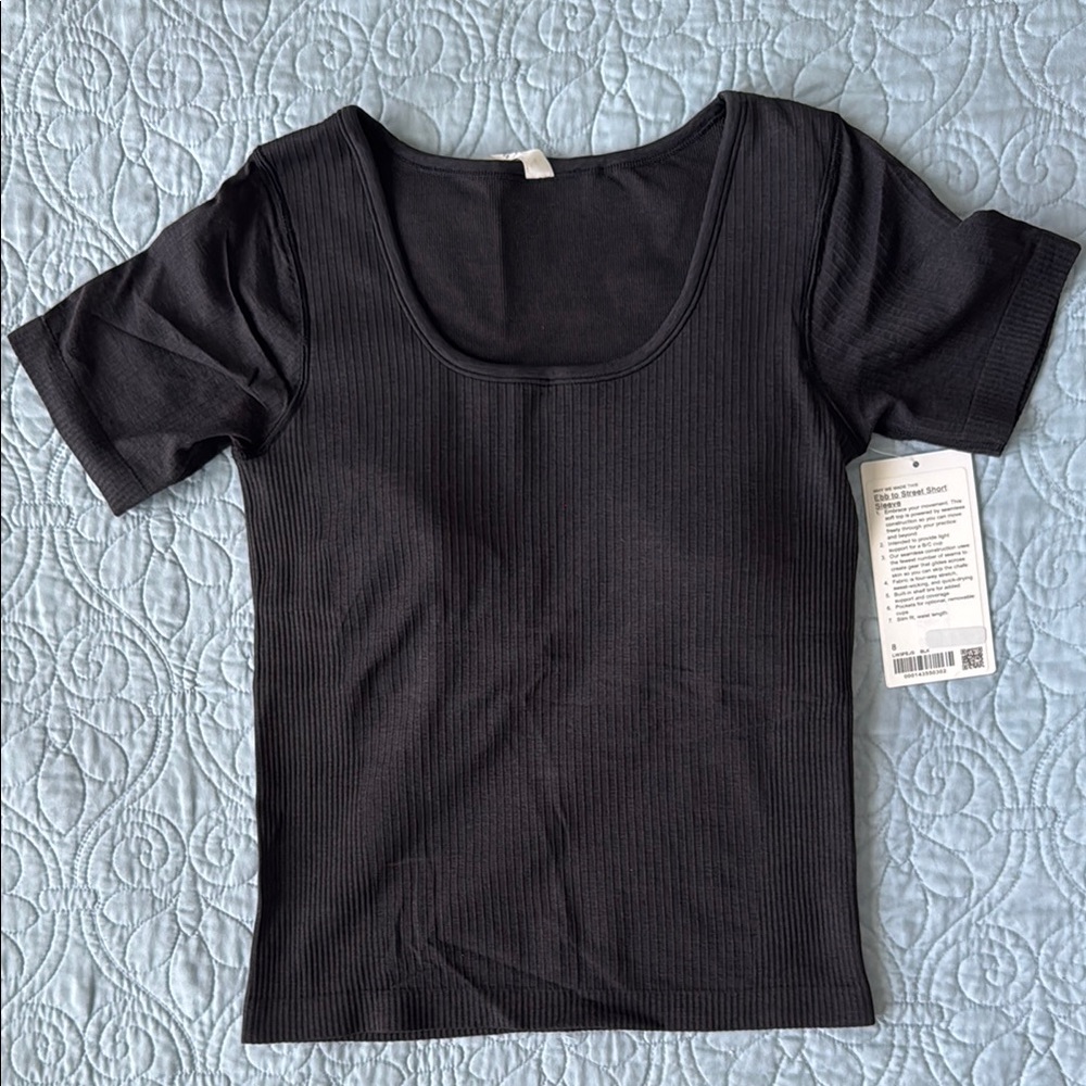 Lululemon Ebb to Street short sleeve tee black 8